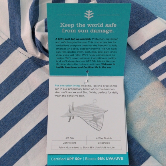 Coolibar Catalina Beach Cover-Up Dress xxs - Picture 7 of 10